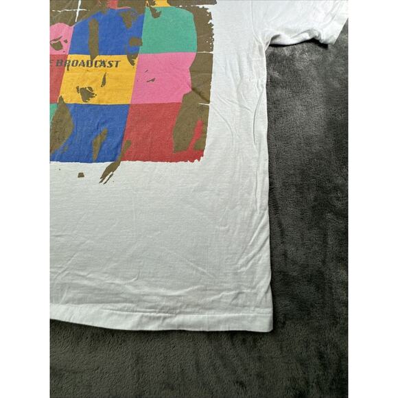 Vintage U2 Zoo Tv Outside Broadcast T-Shirt Extra Large White 1992 Rock Band 90s - Picture 5 of 16